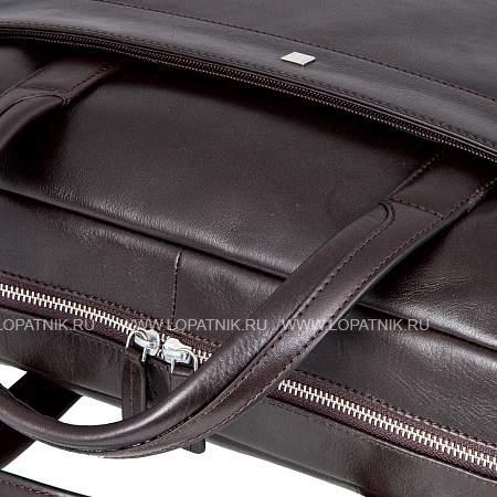 бизнес-сумка тёмно-коричневый sergio belotti 9485 vt genoa dark brown Sergio Belotti