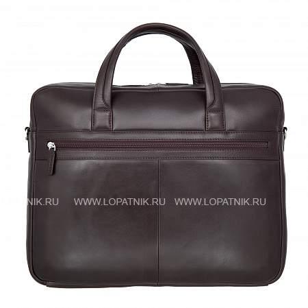 бизнес-сумка тёмно-коричневый sergio belotti 9485 vt genoa dark brown Sergio Belotti