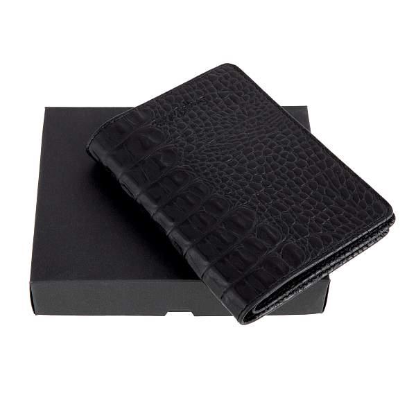 Обложка для автодокументов чёрный Sergio Belotti 7301 croco black Sergio Belotti, Артикул: 7301 croco black фото №1