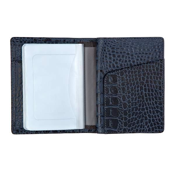 Обложка для автодокументов синий Sergio Belotti 7301 croco blue Sergio Belotti, Артикул: 7301 croco blue фото №1
