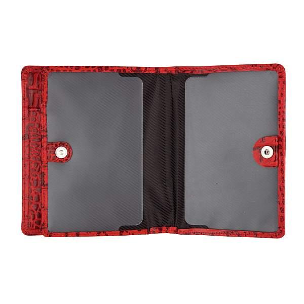 Обложка для автодокументов красный Sergio Belotti 7301 croco red Sergio Belotti, Артикул: 7301 croco red фото №1
