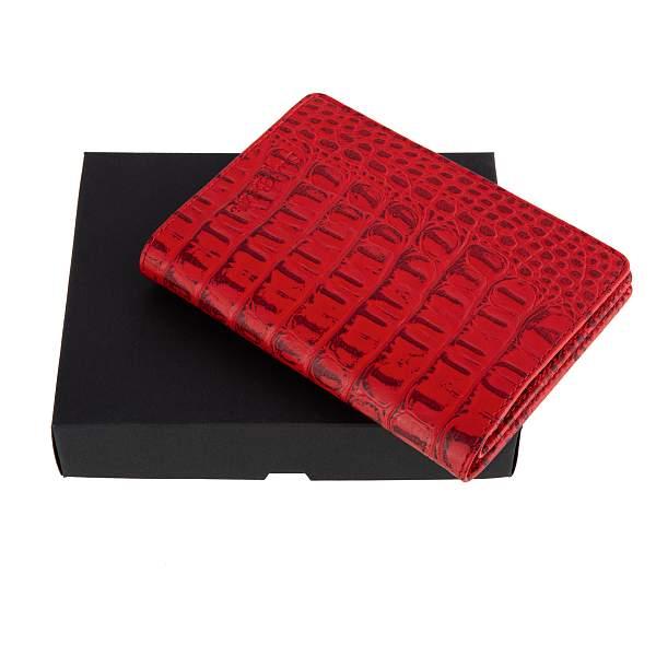 Обложка для автодокументов красный Sergio Belotti 7301 croco red Sergio Belotti, Артикул: 7301 croco red фото №1