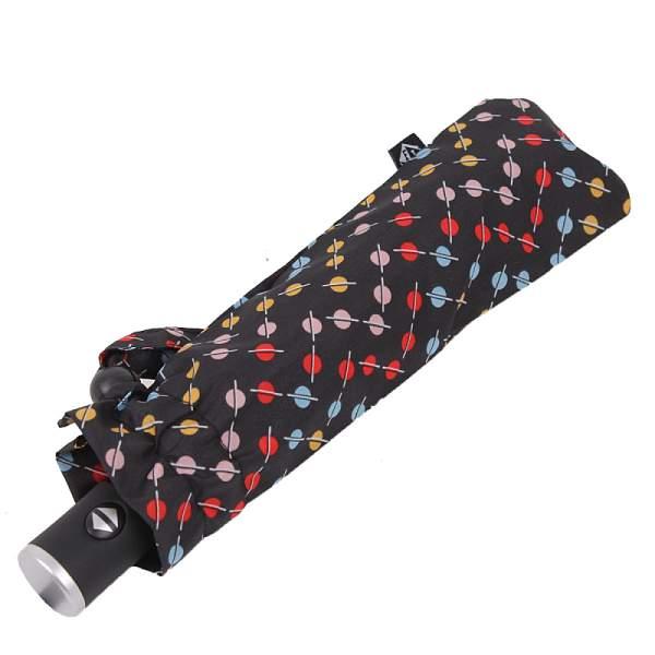 Зонт женский чёрный Flioraj 6099 FJ Flioraj, Артикул: 6099 FJ фото №1