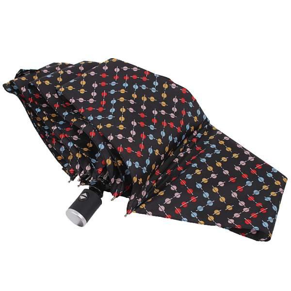 Зонт женский чёрный Flioraj 6099 FJ Flioraj, Артикул: 6099 FJ фото №1