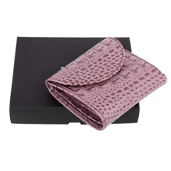 Портмоне розовый Sergio Belotti 7503 croco pink Sergio Belotti, Артикул: 7503 croco pink фото №1