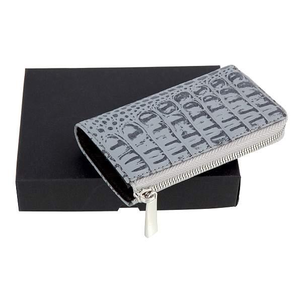 Ключница серый Sergio Belotti 7404 croco grey Sergio Belotti, Артикул: 7404 croco grey фото №1