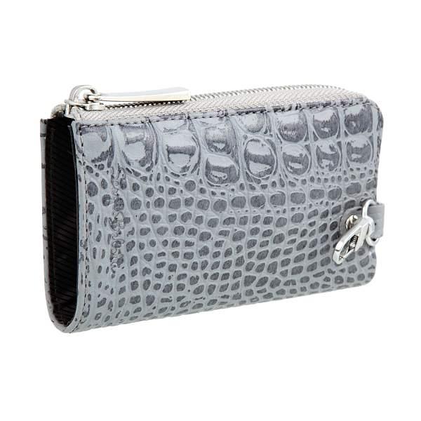 Ключница серый Sergio Belotti 7404 croco grey Sergio Belotti, Артикул: 7404 croco grey фото №1