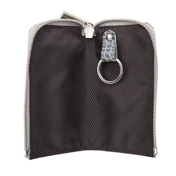 Ключница серый Sergio Belotti 7404 croco grey Sergio Belotti, Артикул: 7404 croco grey фото №1