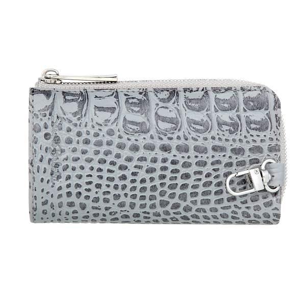 Ключница серый Sergio Belotti 7404 croco grey Sergio Belotti, Артикул: 7404 croco grey фото №1