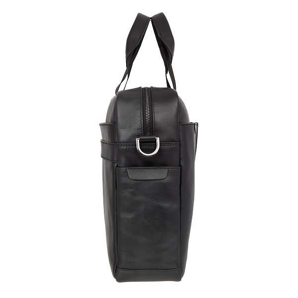 Бизнес-сумка мужская кожаная Gianni Conti 4821369 black Gianni Conti, Артикул: 4821369 black фото №1