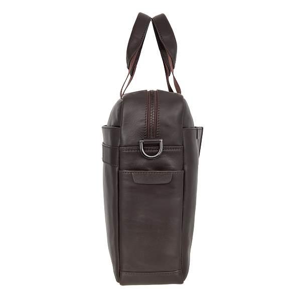 Бизнес-сумка мужская кожаная Gianni Conti 4821369 dark brown Gianni Conti, Артикул: 4821369 dark brown фото №1