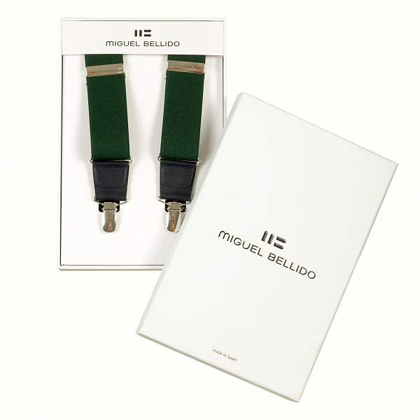 Мужские подтяжки зелёный Miguel Bellido 4000101 green 07 Miguel Bellido, Артикул: 4000101 green 07 фото №1