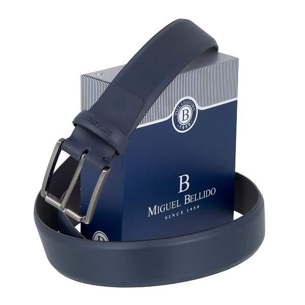 Ремень синий Miguel Bellido 210/35 8664/09 navy blue Miguel Bellido, Артикул: 210/35 8664/09 navy blue фото №1