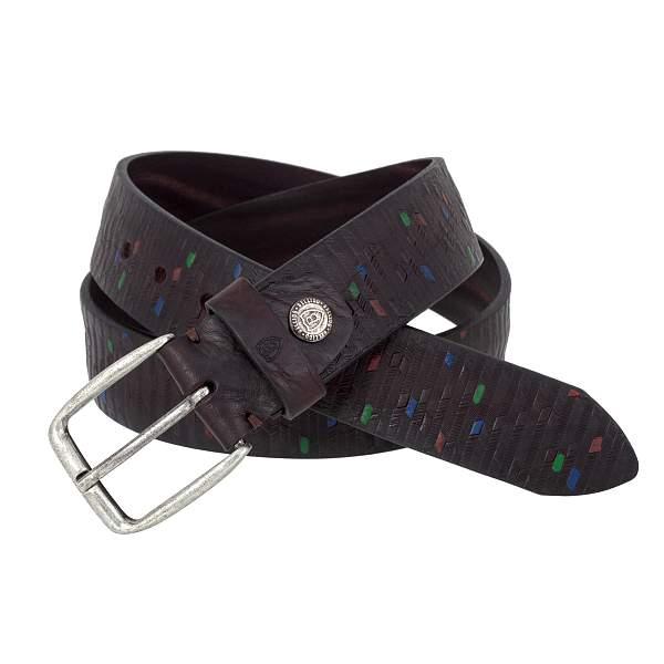 Ремень тёмно-коричневый Miguel Bellido 4225/40 3536/23 brown 02 Miguel Bellido, Артикул: 4225/40 3536/23 brown 02 фото №1