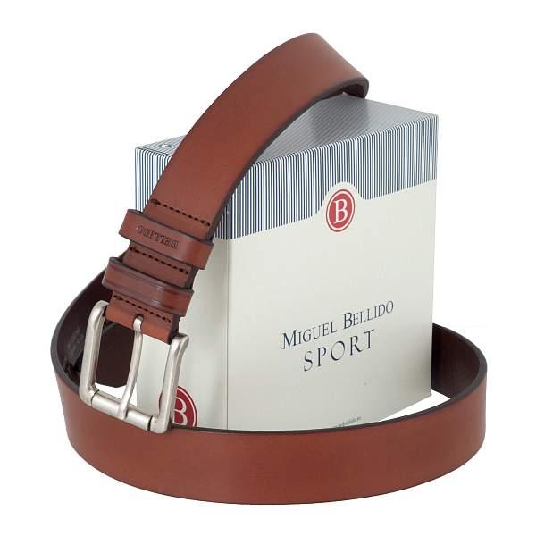 Ремень светло-коричневый Miguel Bellido 575/35 0401/23 brown 02 Miguel Bellido, Артикул: 575/35 0401/23 brown 02 фото №1