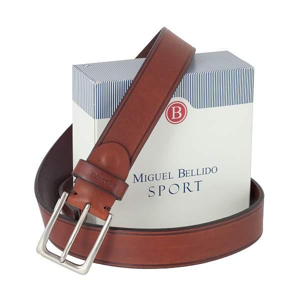 Ремень коричневый Miguel Bellido 590/35 2260/23 brown 02 Miguel Bellido, Артикул: 590/35 2260/23 brown 02 фото №1