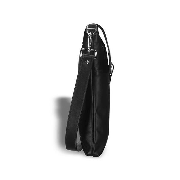 Кожаная сумка через плечо BRIALDI Toronto (Торонто) black BR00027HO Черный Brialdi, Артикул: BR00027HO фото №1