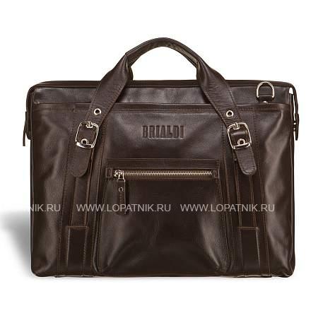 деловая сумка brialdi navara (навара) brown br03206ok коричневый Brialdi