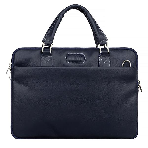 Деловая сумка SLIM-формата BRIALDI Ostin (Остин) navy BR03207UD Синий Brialdi, Артикул: BR03207UD фото №1