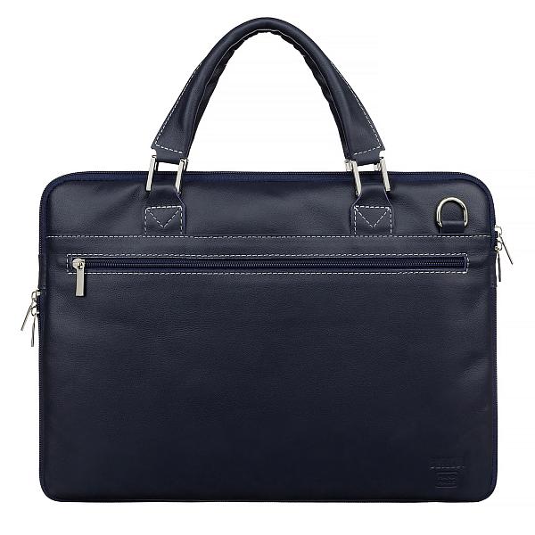 Деловая сумка SLIM-формата BRIALDI Ostin (Остин) navy BR03207UD Синий Brialdi, Артикул: BR03207UD фото №1
