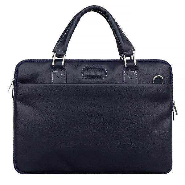 Деловая сумка SLIM-формата BRIALDI Ostin (Остин) navy BR03207UD Синий Brialdi, Артикул: BR03207UD фото №1