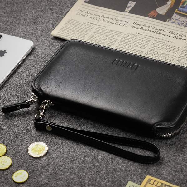 Мультиклатч 2-В-1 BRIALDI Drake (Дрейк) black BR23091LF Черный Brialdi, Артикул: BR23091LF фото №1