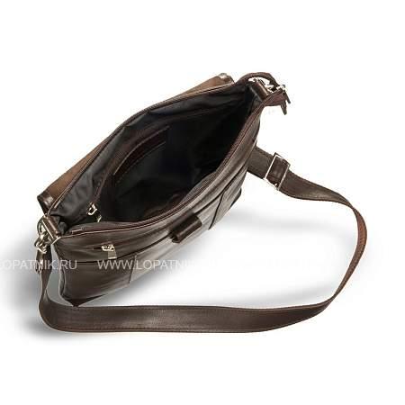кожаная сумка через плечо brialdi toronto (торонто) brown br00132hc коричневый Brialdi