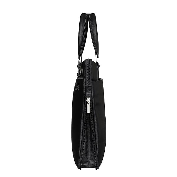 Деловая сумка SLIM-формата BRIALDI Ostin (Остин) black BR00176OE Черный Brialdi, Артикул: BR00176OE фото №1
