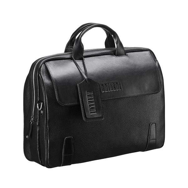 Деловая сумка для города BRIALDI Seattle (Сиэтл) black BR00194ZW Черный Brialdi, Артикул: BR00194ZW фото №1