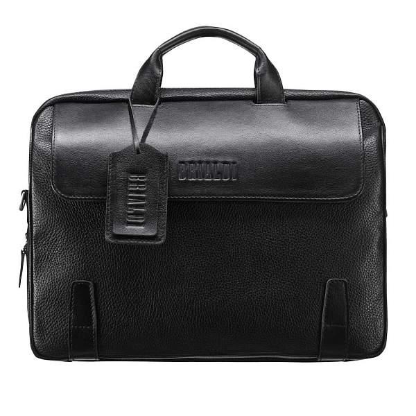 Деловая сумка для города BRIALDI Seattle (Сиэтл) black BR00194ZW Черный Brialdi, Артикул: BR00194ZW фото №1