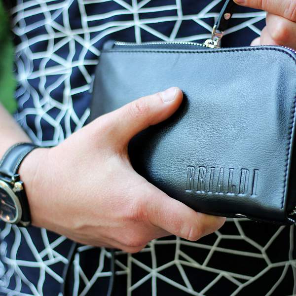 Мужской клатч BRIALDI Orlando (Орландо) black BR00196KE Черный Brialdi, Артикул: BR00196KE фото №1