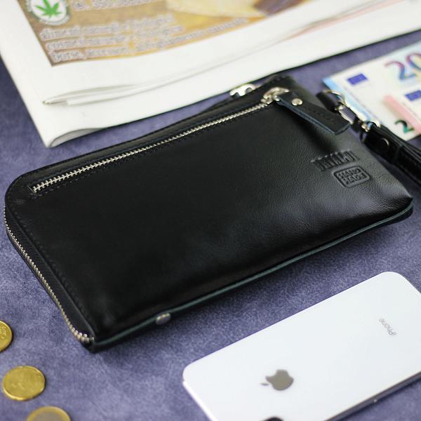 Мужской клатч BRIALDI Orlando (Орландо) black BR00196KE Черный Brialdi, Артикул: BR00196KE фото №1