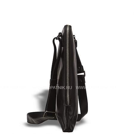 кожаная сумка через плечо brialdi gaeta (гаета) black br01039bx черный Brialdi