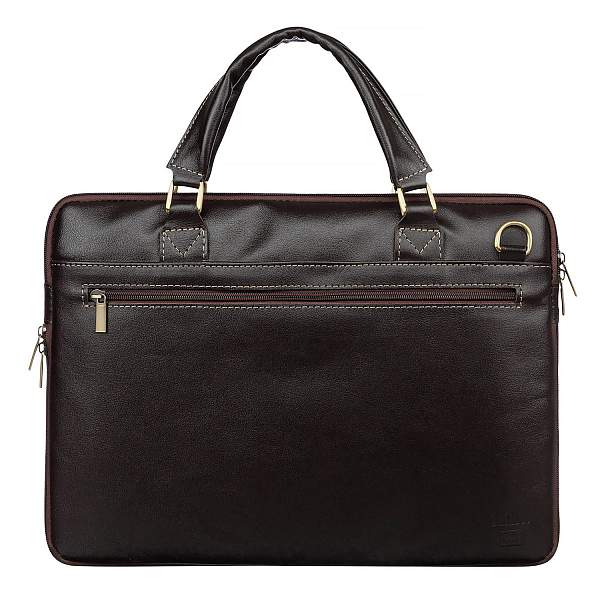 Деловая сумка SLIM-формата BRIALDI Ostin (Остин) brown BR02948DG Коричневый Brialdi, Артикул: BR02948DG фото №1