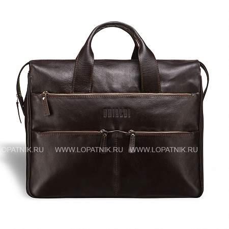 вместительная деловая сумка brialdi manchester (манчестер) brown br03209em коричневый Brialdi