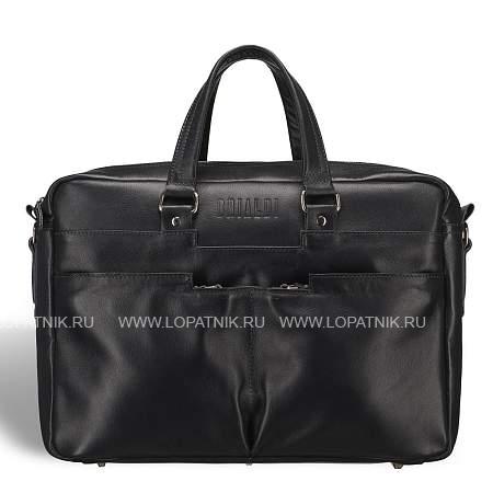 вместительная деловая сумка brialdi lakewood (лэйквуд) black br03287am черный Brialdi