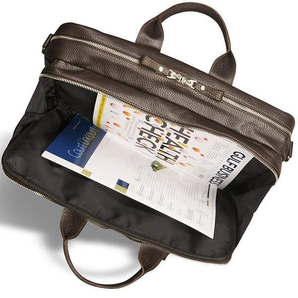 Мужская сумка-трансформер BRIALDI Norman (Норман) relief brown BR11723QO Коричневый Brialdi, Артикул: BR11723QO фото №1
