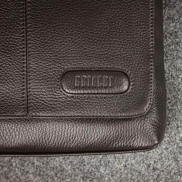 Кожаная сумка через плечо BRIALDI Livorno (Ливорно) relief brown BR11724HK Коричневый Brialdi, Артикул: BR11724HK фото №1