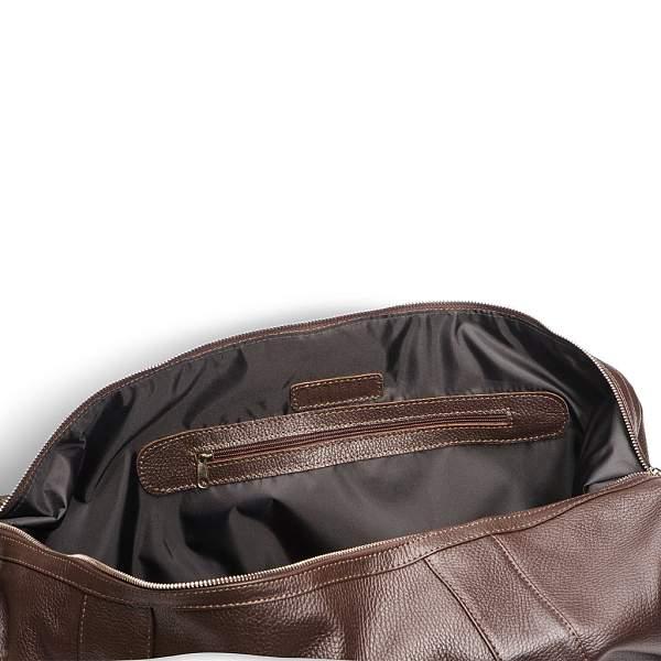 Дорожная сумка BRIALDI Oregon (Орегон) relief brown BR11875XV Коричневый Brialdi, Артикул: BR11875XV фото №1