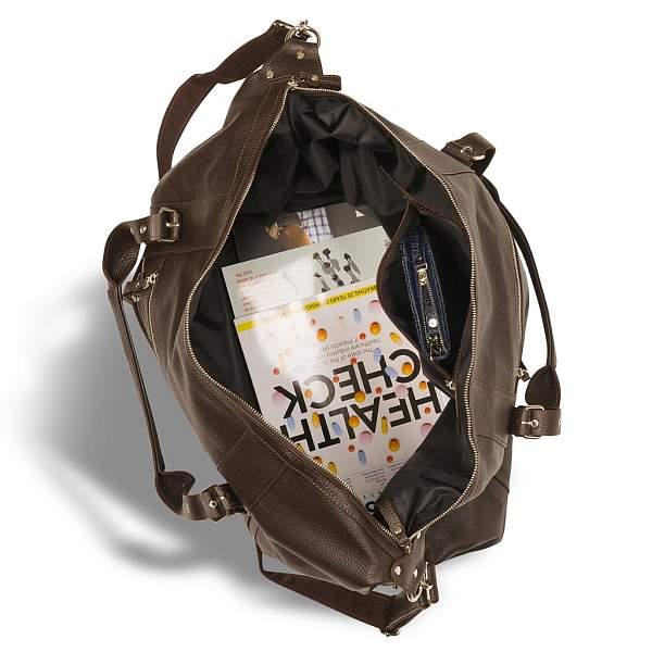 Дорожная сумка BRIALDI Oregon (Орегон) relief brown BR11875XV Коричневый Brialdi, Артикул: BR11875XV фото №1