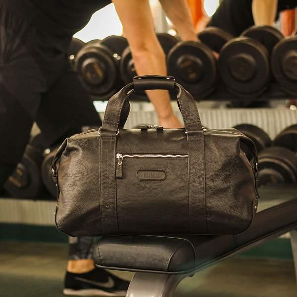 Дорожно-спортивная сумка BRIALDI Newcastle (Ньюкасл) relief brown BR11877NO Коричневый Brialdi, Артикул: BR11877NO фото №1