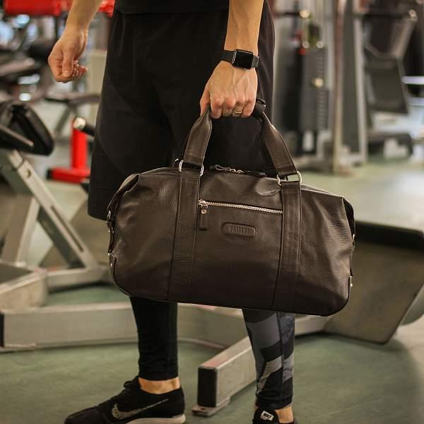 Дорожно-спортивная сумка BRIALDI Newcastle (Ньюкасл) relief brown BR11877NO Коричневый Brialdi, Артикул: BR11877NO фото №1