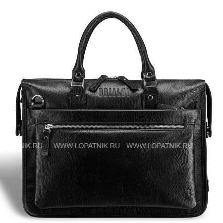 классическая деловая сумка для документов brialdi pascal (паскаль) relief black br12042ky черный Brialdi