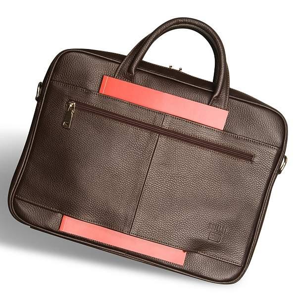 Удобная деловая сумка для документов BRIALDI Pasteur (Пастер) relief brown BR12052FI Коричневый Brialdi, Артикул: BR12052FI фото №1
