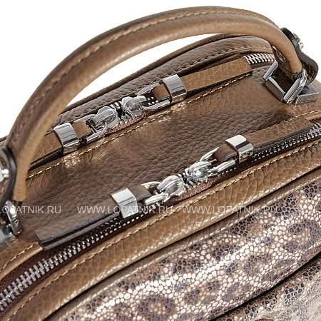 сумочка в mini-формате с двумя отделениями brialdi melissa (мелисса) relief brown br47389xw коричневый Brialdi