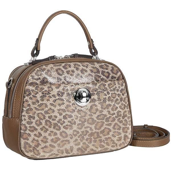 Сумочка в mini-формате с двумя отделениями BRIALDI Melissa (Мелисса) relief brown BR47389XW Коричневый Brialdi, Артикул: BR47389XW фото №1