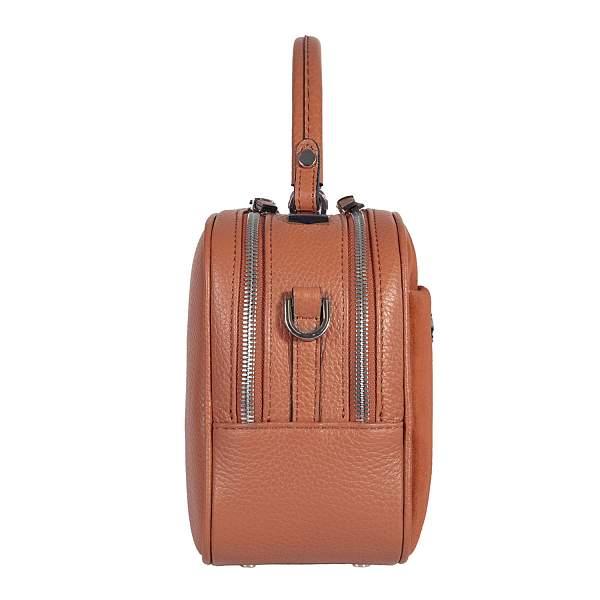 Сумочка в mini-формате с двумя отделениями BRIALDI Melissa (Мелисса) relief orange BR47390IL Оранжевый Brialdi, Артикул: BR47390IL фото №1