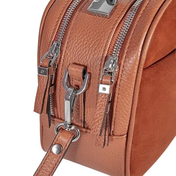 Сумочка в mini-формате с двумя отделениями BRIALDI Melissa (Мелисса) relief orange BR47390IL Оранжевый Brialdi, Артикул: BR47390IL фото №1