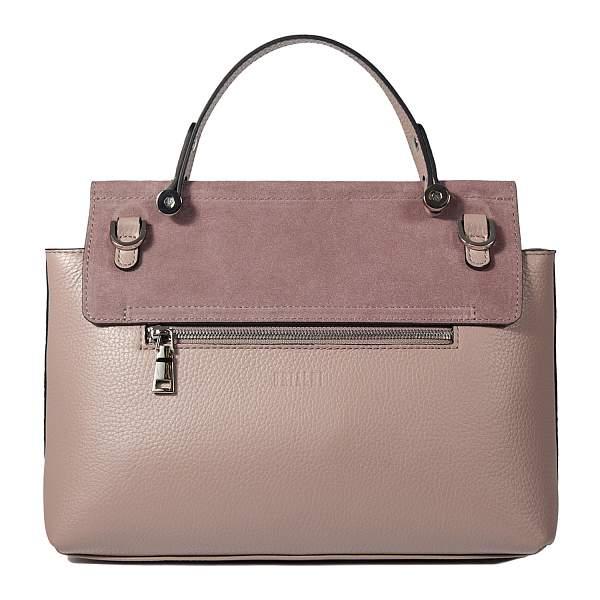 Классическая женская сумка среднего размера BRIALDI Leona (Леона) relief beige BR47436CF Бежевый Brialdi, Артикул: BR47436CF фото №1