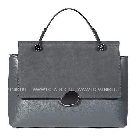 классическая женская сумка среднего размера brialdi leona (леона) relief grey br47438wt серый Brialdi